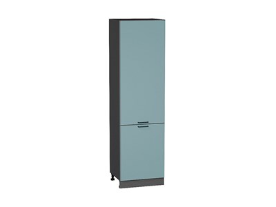 Кухонный  Шкаф пенал с 2-мя дверцами Флэт Graphite, Grey-green In 2S, 2140, 600, каркас ЛДСП  Graphite, фасад ЛДСП  Grey-green In 2S,  2132*600*574 sppr5VVTtoAR56985 - фото 3814551