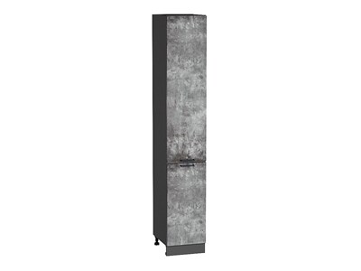 Кухонный  Шкаф пенал с 2-мя дверцами Флэт Graphite, Temple Stone 2S, 2340, 400, каркас ЛДСП  Graphite, фасад ЛДСП  Temple Stone 2S,  2336*400*574 sppr5VVTtoAR52786 - фото 3814556