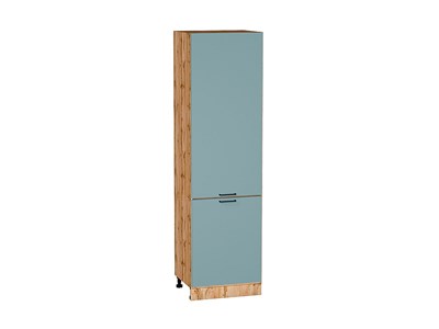 Кухонный  Шкаф пенал с 2-мя дверцами Флэт Дуб Вотан, Grey-green In 2S, 2140, 600, каркас ЛДСП  Дуб Вотан, фасад ЛДСП  Grey-green In 2S,  2132*600*574 sppr5VVTtoAR62638 - фото 3814591