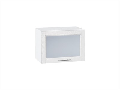 Кухонный  Шкаф верхний горизонтальный остекленный Сканди Белый, White Softwood, 500, каркас ЛДСП  Белый, фасад МДФ/Стекло  White Softwood,  358*500*320 sppr5VVTtoAR56137 - фото 3815317