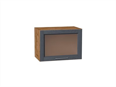 Кухонный  Шкаф верхний горизонтальный остекленный Сканди Дуб Вотан, Graphite Softwood, 500, каркас ЛДСП  Дуб Вотан, фасад МДФ/Стекло  Graphite Softwood,  358*500*320 sppr5VVTtoAR62840 - фото 3815323
