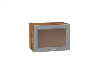 Кухонный  Шкаф верхний горизонтальный остекленный Сканди Дуб Вотан, Grey Softwood, 500, каркас ЛДСП  Дуб Вотан, фасад МДФ/Стекло  Grey Softwood,  358*500*320 sppr5VVTtoAR62839 - фото 3815326
