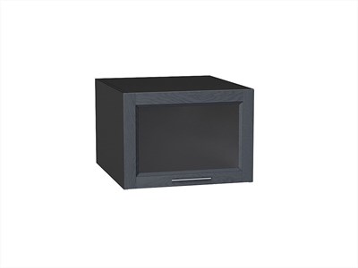 Кухонный  Шкаф верхний горизонтальный остекленный глубокий Сканди Graphite, Graphite Softwood, 500, каркас ЛДСП  Graphite, фасад МДФ/Стекло  Graphite Softwood,  358*500*576 sppr5VVTtoAR45350 - фото 3815338