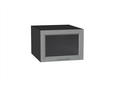 Кухонный  Шкаф верхний горизонтальный остекленный глубокий Сканди Graphite, Grey Softwood, 500, каркас ЛДСП  Graphite, фасад МДФ/Стекло  Grey Softwood,  358*500*576 sppr5VVTtoAR45352 - фото 3815341