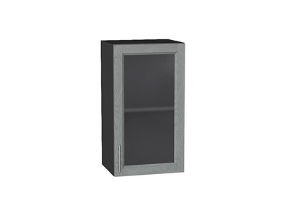 Кухонный  Шкаф верхний с 1-ой остекленной дверцей Сканди Graphite, Grey Softwood, 720, 400, каркас ЛДСП  Graphite, фасад МДФ/Стекло  Grey Softwood,  716*400*320 sppr5VVTtoAR41453 - фото 3815573