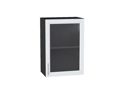 Кухонный  Шкаф верхний с 1-ой остекленной дверцей Сканди Graphite, White Softwood, 720, 500, каркас ЛДСП  Graphite, фасад МДФ/Стекло  White Softwood,  716*500*320 sppr5VVTtoAR56189 - фото 3815586