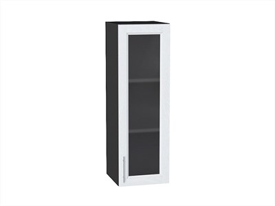 Кухонный  Шкаф верхний с 1-ой остекленной дверцей Сканди Graphite, White Softwood, 920, 300, каркас ЛДСП  Graphite, фасад МДФ/Стекло  White Softwood,  920*300*320 sppr5VVTtoAR56190 - фото 3815587