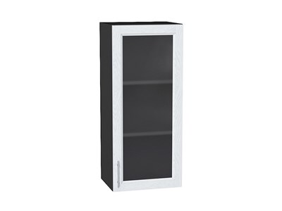 Кухонный  Шкаф верхний с 1-ой остекленной дверцей Сканди Graphite, White Softwood, 920, 400, каркас ЛДСП  Graphite, фасад МДФ/Стекло  White Softwood,  920*400*320 sppr5VVTtoAR56191 - фото 3815588