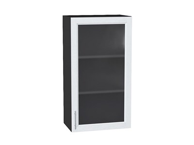 Кухонный  Шкаф верхний с 1-ой остекленной дверцей Сканди Graphite, White Softwood, 920, 500, каркас ЛДСП  Graphite, фасад МДФ/Стекло  White Softwood,  920*500*320 sppr5VVTtoAR56192 - фото 3815589