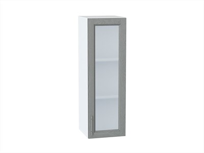 Кухонный  Шкаф верхний с 1-ой остекленной дверцей Сканди Белый, Grey Softwood, 920, 300, каркас ЛДСП  Белый, фасад МДФ/Стекло  Grey Softwood,  920*300*320 sppr5VVTtoAR41474 - фото 3815605