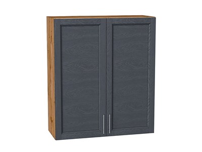 Кухонный  Шкаф верхний с 2-мя дверцами Сканди Дуб Вотан, Graphite Softwood, 920, 800, каркас ЛДСП  Дуб Вотан, фасад МДФ  Graphite Softwood,  920*800*320 sppr5VVTtoAR62953 - фото 3815697