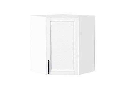 Кухонный  Шкаф верхний угловой Сканди Белый, White Silkwood, 720, каркас ЛДСП  Белый, фасад МДФ  White Silkwood,  716*600*600 sppr5VVTtoAR70258 - фото 3815850