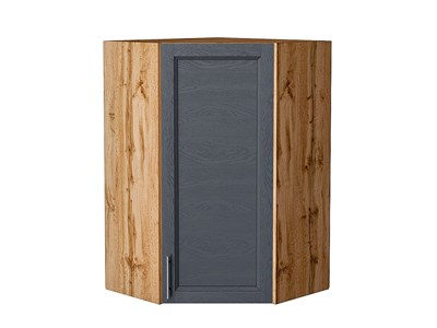 Кухонный  Шкаф верхний угловой Сканди Дуб Вотан, Graphite Softwood, 920, каркас ЛДСП  Дуб Вотан, фасад МДФ  Graphite Softwood,  920*600*600 sppr5VVTtoAR62981 - фото 3815857
