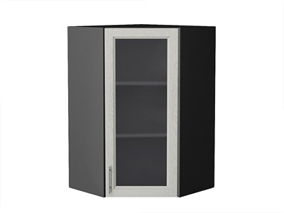 Кухонный  Шкаф верхний угловой остекленный Сканди Graphite, Cappuccino Softwood, 920, каркас ЛДСП  Graphite, фасад МДФ/Стекло  Cappuccino Softwood,  920*600*600 sppr5VVTtoAR41713 - фото 3815865