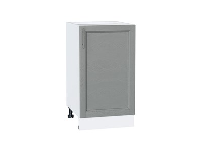 Кухонный  Шкаф нижний с 1-ой дверцей Сканди Белый, Grey Softwood, 450, каркас ЛДСП  Белый, фасад МДФ  Grey Softwood,  816*450*480 sppr5VVTtoAR41827 - фото 3815992
