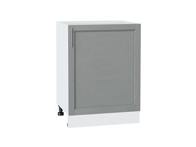 Кухонный  Шкаф нижний с 1-ой дверцей Сканди Белый, Grey Softwood, 600, каркас ЛДСП  Белый, фасад МДФ  Grey Softwood,  816*600*480 sppr5VVTtoAR41849 - фото 3815994