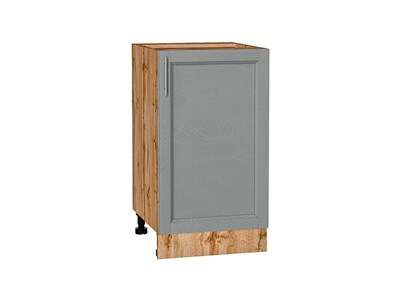 Кухонный  Шкаф нижний с 1-ой дверцей Сканди Дуб Вотан, Grey Softwood, 450, каркас ЛДСП  Дуб Вотан, фасад МДФ  Grey Softwood,  816*450*480 sppr5VVTtoAR63019 - фото 3816027