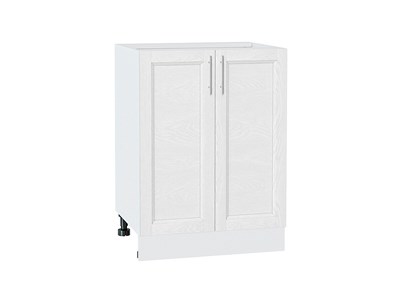 Кухонный  Шкаф нижний с 2-мя дверцами Сканди Белый, White Softwood, 600, каркас ЛДСП  Белый, фасад МДФ  White Softwood,  816*600*480 sppr5VVTtoAR56274 - фото 3816062