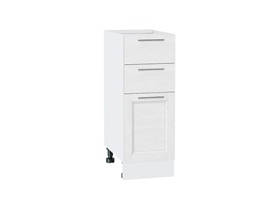 Кухонный  Шкаф нижний с 3-мя ящиками Сканди Белый, White Softwood, 300, каркас ЛДСП  Белый, фасад МДФ  White Softwood,  816*300*480 sppr5VVTtoAR56250 - фото 3816194