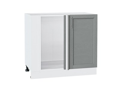 Кухонный  Шкаф нижний угловой Сканди Белый, Grey Softwood, каркас ЛДСП  Белый, фасад МДФ  Grey Softwood,  816*890*480 sppr5VVTtoAR42036 - фото 3816246