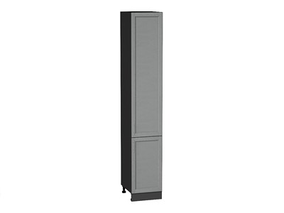 Кухонный  Шкаф пенал с 2-мя дверцами Сканди Graphite, Grey Softwood, 2340, 400, каркас ЛДСП  Graphite, фасад МДФ  Grey Softwood,  2336*400*576 sppr5VVTtoAR42310 - фото 3816324