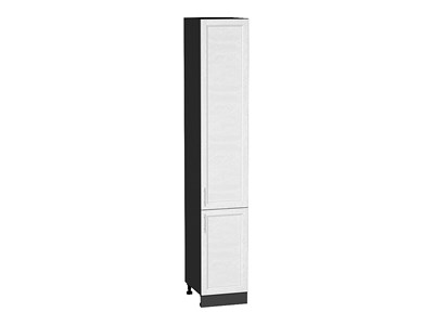 Кухонный  Шкаф пенал с 2-мя дверцами Сканди Graphite, White Softwood, 2340, 400, каркас ЛДСП  Graphite, фасад МДФ  White Softwood,  2336*400*576 sppr5VVTtoAR56292 - фото 3816332