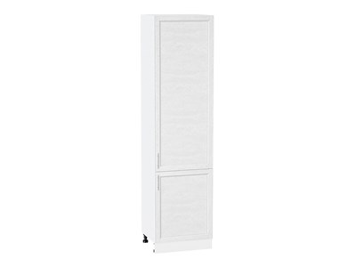 Кухонный  Шкаф пенал с 2-мя дверцами Сканди Белый, White Softwood, 2340, 600, каркас ЛДСП  Белый, фасад МДФ  White Softwood,  2336*600*576 sppr5VVTtoAR56289 - фото 3816353