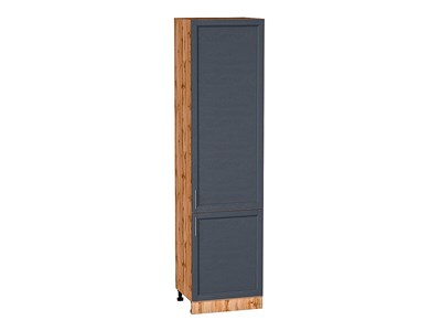 Кухонный  Шкаф пенал с 2-мя дверцами Сканди Дуб Вотан, Graphite Softwood, 2340, 600, каркас ЛДСП  Дуб Вотан, фасад МДФ  Graphite Softwood,  2336*600*576 sppr5VVTtoAR66168 - фото 3816361