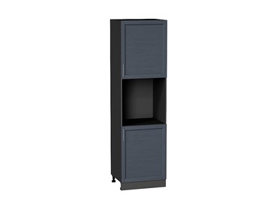 Кухонный  Шкаф пенал с 2-мя дверцами под технику Сканди Graphite, Graphite Softwood, 2140, каркас ЛДСП  Graphite, фасад МДФ  Graphite Softwood,  2132*600*576 sppr5VVTtoAR42079 - фото 3816378