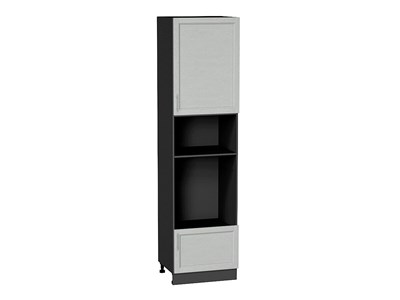 Кухонный  Шкаф пенал с 1-ой дверцей и ящиком под технику Сканди Graphite, Cappuccino Softwood, 2340, каркас ЛДСП  Graphite, фасад МДФ  Cappuccino Softwood,  2336*600*576 sppr5VVTtoAR42339 - фото 3816436