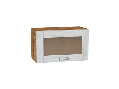 Кухонный  Шкаф верхний горизонтальный остекленный Лофт Дуб Вотан, Nordic Oak, 600, каркас ЛДСП  Дуб Вотан, фасад МДФ/Стекло  Nordic Oak,  358*600*320 sppr5VVTtoAR63141 - фото 3817371