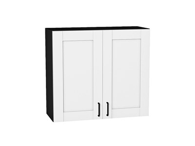 Кухонный  Шкаф верхний с 2-мя дверцами Лофт Graphite, Super White, 720, 800, каркас ЛДСП  Graphite, фасад МДФ  Super White,  716*800*320 sppr5VVTtoAR55231 - фото 3817774