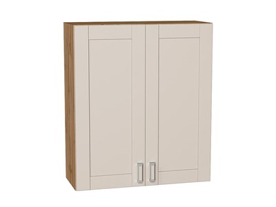 Кухонный  Шкаф верхний с 2-мя дверцами Лофт Дуб Вотан, Cream Silk, 920, 800, каркас ЛДСП  Дуб Вотан, фасад МДФ  Cream Silk,  920*800*320 sppr5VVTtoAR71465 - фото 3817812