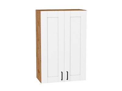 Кухонный  Шкаф верхний с 2-мя дверцами Лофт Дуб Вотан, Super White, 920, 600, каркас ЛДСП  Дуб Вотан, фасад МДФ  Super White,  920*600*320 sppr5VVTtoAR63229 - фото 3817823