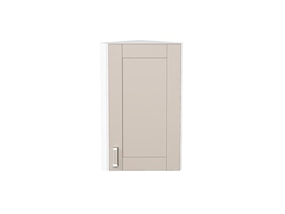 Кухонный  Шкаф верхний торцевой Лофт Белый, Cream Silk, 720, каркас ЛДСП  Белый, фасад МДФ  Cream Silk,  716*300*306 sppr5VVTtoAR71512 - фото 3817915
