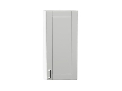 Кухонный  Шкаф верхний торцевой Лофт Белый, Grey Silk, 920, каркас ЛДСП  Белый, фасад МДФ  Grey Silk,  920*300*306 sppr5VVTtoAR69651 - фото 3817918