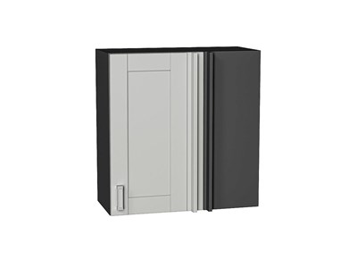 Кухонный  Шкаф верхний прямой угловой Лофт Graphite, Grey Silk, 720, каркас ЛДСП  Graphite, фасад МДФ  Grey Silk,  716*700*345 sppr5VVTtoAR69570 - фото 3817942