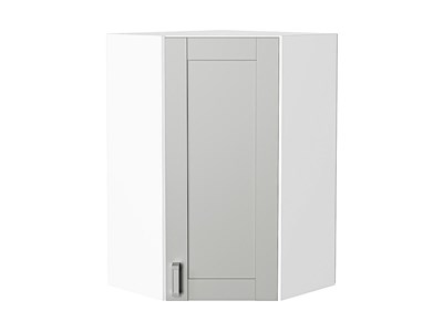 Кухонный  Шкаф верхний угловой Лофт Белый, Grey Silk, 920, каркас ЛДСП  Белый, фасад МДФ  Grey Silk,  920*600*600 sppr5VVTtoAR69657 - фото 3817993