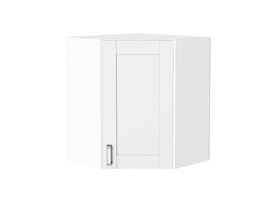 Кухонный  Шкаф верхний угловой Лофт Белый, White Silk, 720, каркас ЛДСП  Белый, фасад МДФ  White Silk,  716*600*600 sppr5VVTtoAR60061 - фото 3817998