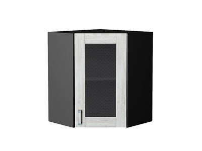 Кухонный  Шкаф верхний угловой остекленный Лофт Graphite, Nordic Oak, 720, каркас ЛДСП  Graphite, фасад МДФ/Стекло  Nordic Oak,  716*600*600 sppr5VVTtoAR36002 - фото 3818018