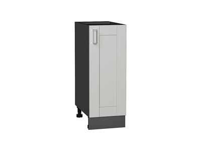 Кухонный  Шкаф нижний с 1-ой дверцей Лофт Graphite, Grey Silk, 300, каркас ЛДСП  Graphite, фасад МДФ  Grey Silk,  816*300*480 sppr5VVTtoAR69701 - фото 3818153