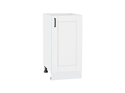 Кухонный  Шкаф нижний с 1-ой дверцей Лофт Белый, Super White, 400, каркас ЛДСП  Белый, фасад МДФ  Super White,  816*400*480 sppr5VVTtoAR55307 - фото 3818211