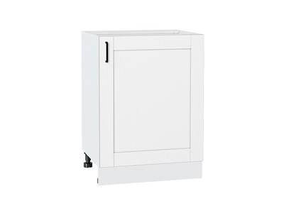 Кухонный  Шкаф нижний с 1-ой дверцей Лофт Белый, Super White, 600, каркас ЛДСП  Белый, фасад МДФ  Super White,  816*600*480 sppr5VVTtoAR55310 - фото 3818214