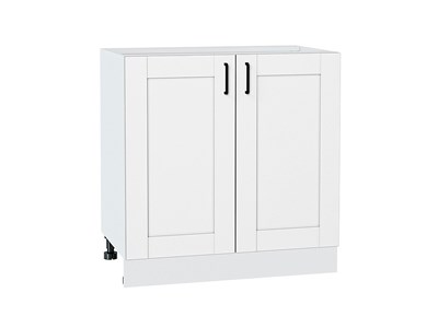 Кухонный  Шкаф нижний с 2-мя дверцами Лофт Белый, Super White, 800, каркас ЛДСП  Белый, фасад МДФ  Super White,  816*800*480 sppr5VVTtoAR55433 - фото 3818285