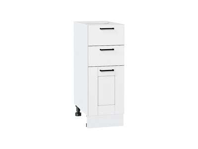 Кухонный  Шкаф нижний с 3-мя ящиками Лофт Белый, Super White, 300, каркас ЛДСП  Белый, фасад МДФ  Super White,  816*300*480 sppr5VVTtoAR55541 - фото 3818404