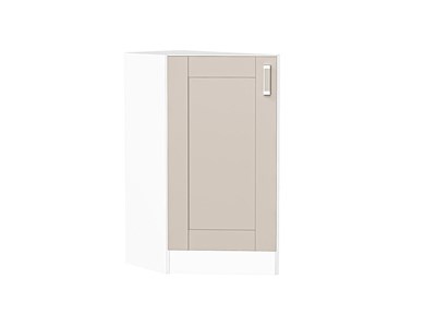 Кухонный  Шкаф нижний торцевой Лофт Белый, Cream Silk, каркас ЛДСП  Белый, фасад МДФ  Cream Silk,  816*296*554 sppr5VVTtoAR71599 - фото 3818451