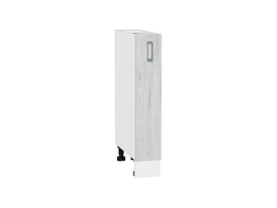 Кухонный  Шкаф нижний бутылочница Лофт Белый, Nordic Oak, 150, каркас ЛДСП  Белый, фасад МДФ  Nordic Oak,  816*150*480 sppr5VVTtoAR36120 - фото 3818534