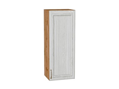 Кухонный  Шкаф верхний с 1-ой дверцей Шале Дуб Вотан, White Dreamline, 920, 350, каркас ЛДСП  Дуб Вотан, фасад МДФ  White Dreamline,  920*350*320 sppr5VVTtoAR65267 - фото 3819327