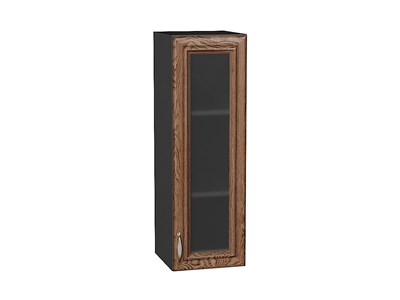 Кухонный  Шкаф верхний с 1-ой остекленной дверцей Шале Graphite, Brown Dreamline, 920, 300, каркас ЛДСП  Graphite, фасад МДФ/Стекло  Brown Dreamline,  920*300*320 sppr5VVTtoAR53808 - фото 3819335