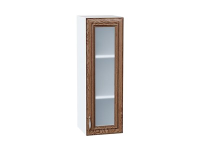 Кухонный  Шкаф верхний с 1-ой остекленной дверцей Шале Белый, Brown Dreamline, 920, 300, каркас ЛДСП  Белый, фасад МДФ/Стекло  Brown Dreamline,  920*300*320 sppr5VVTtoAR53802 - фото 3819347